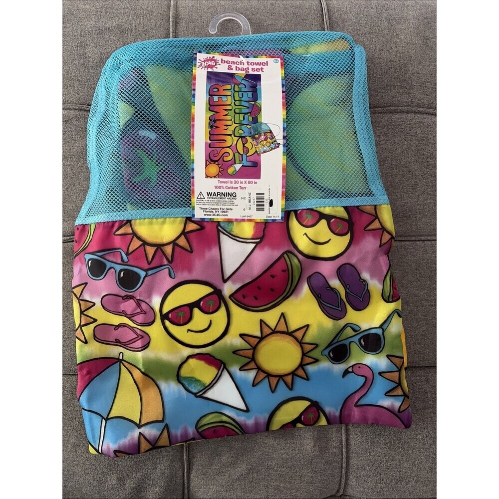 3C4G Beach Towel & Bag Set